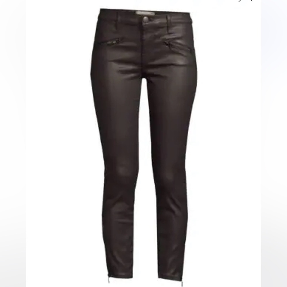 Current/Elliott Black Coated Jean